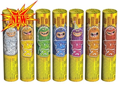 Цветной дым 25 Цветной дым купить в Острогожске | ostrogozhsk.salutsklad.ru